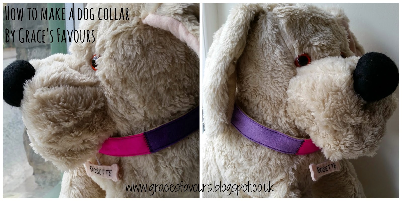 Grace's Favours Craft Adventures How To Make a DIY Dog Collar Tutorial
