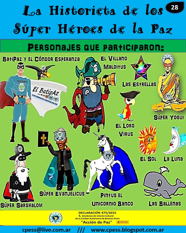 LOS SUPER HEROES DE LA PAZ