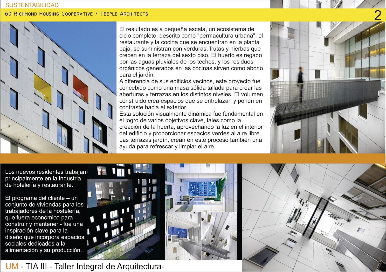 LeoKrause Análisis Sustentable. 60 Richmond Housing Coop.