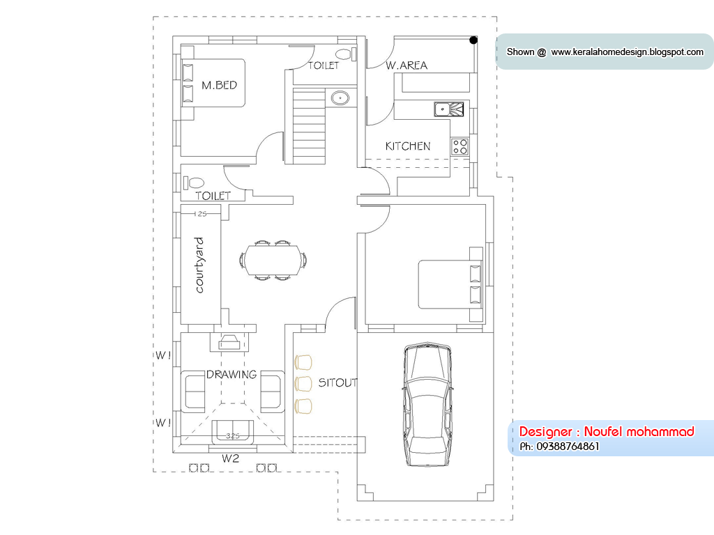 Home Plan And Elevation 2302 Sq Ft Keralahousedesigns
