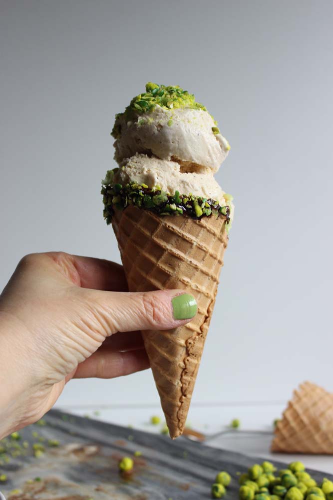 Ice Cream Bar Latte Wasabi Pea Crunch Ice Cream Cones Poppytalk