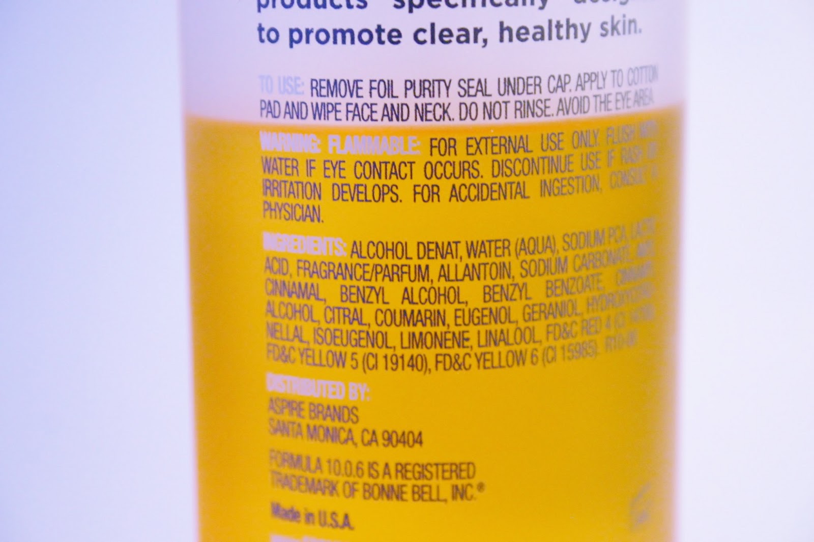 New Holland Road Review Formula 10.0.6 deep pore cleanser