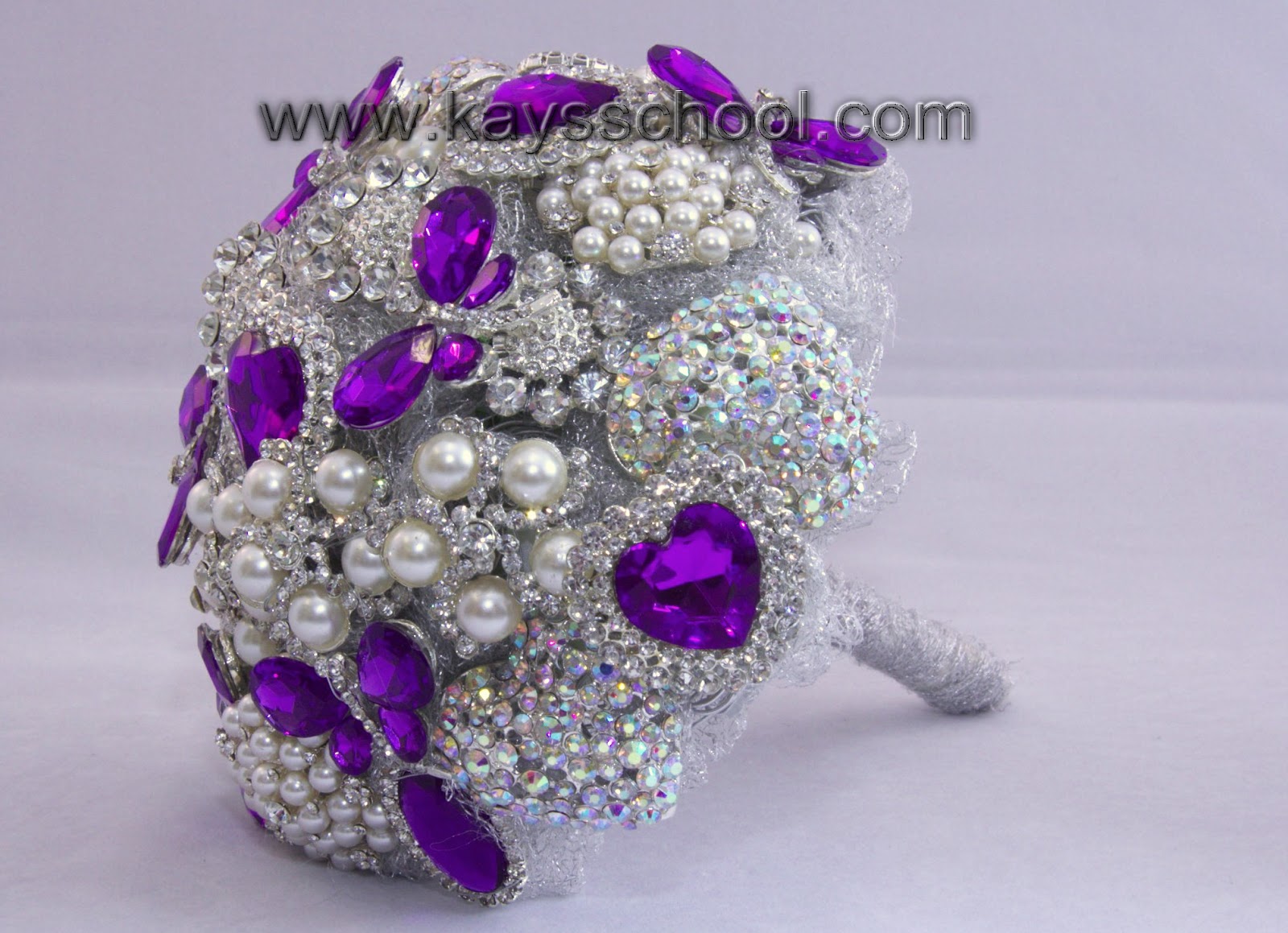 Kay's Flower School & Brooch Bouquet Training Bridal Bouquet with