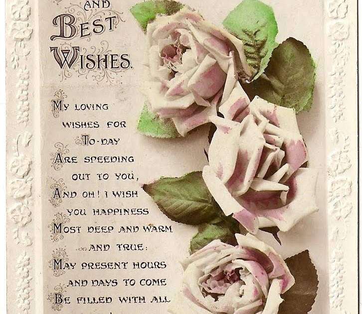 Archive: Birthday Thoughts and Best Wishes