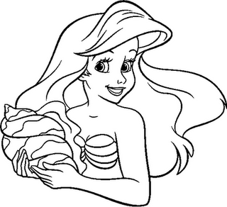 Disney Princess Mermaid Coloring Pages