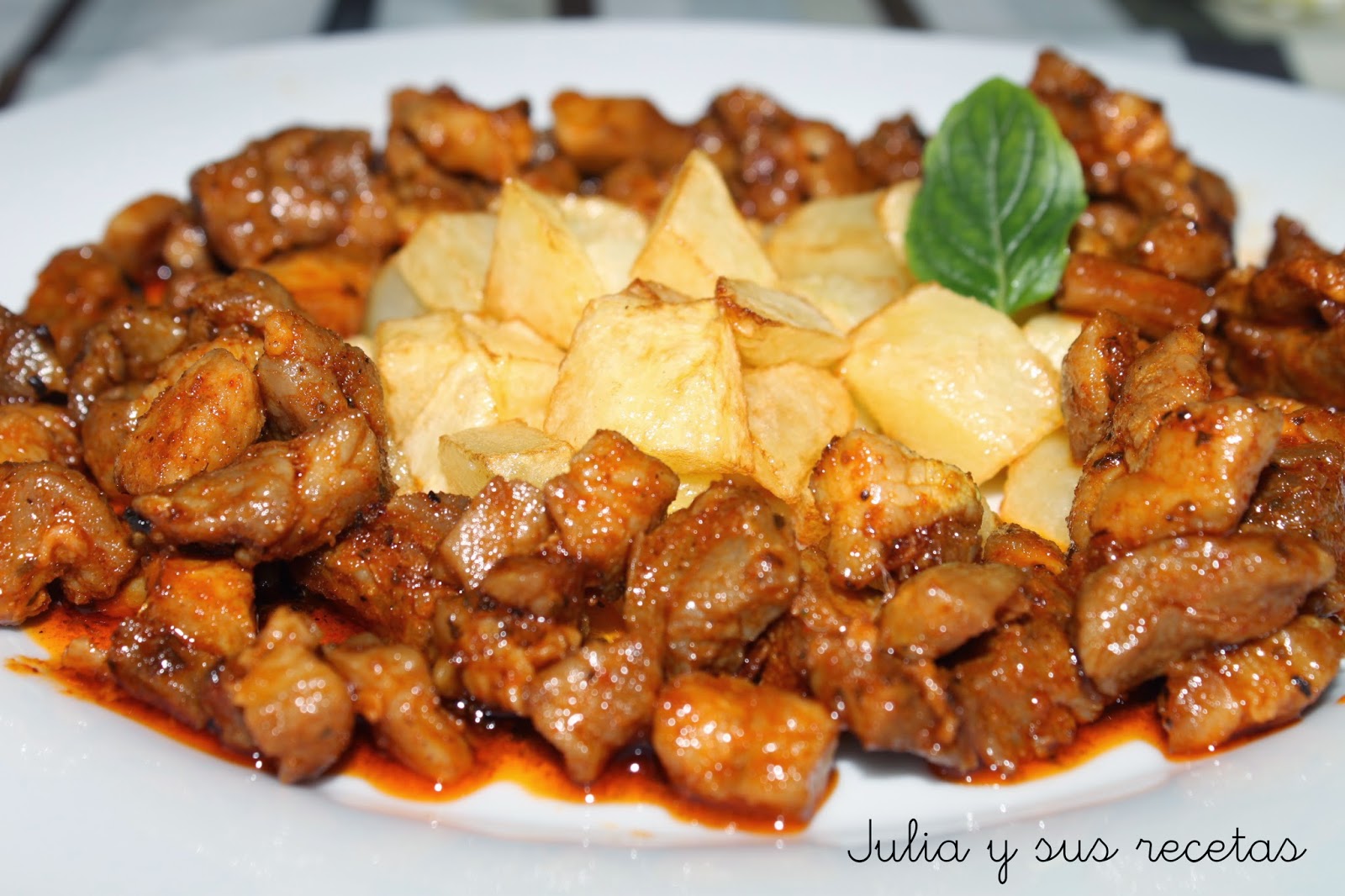 JULIA Y SUS RECETAS Zorza con patatas