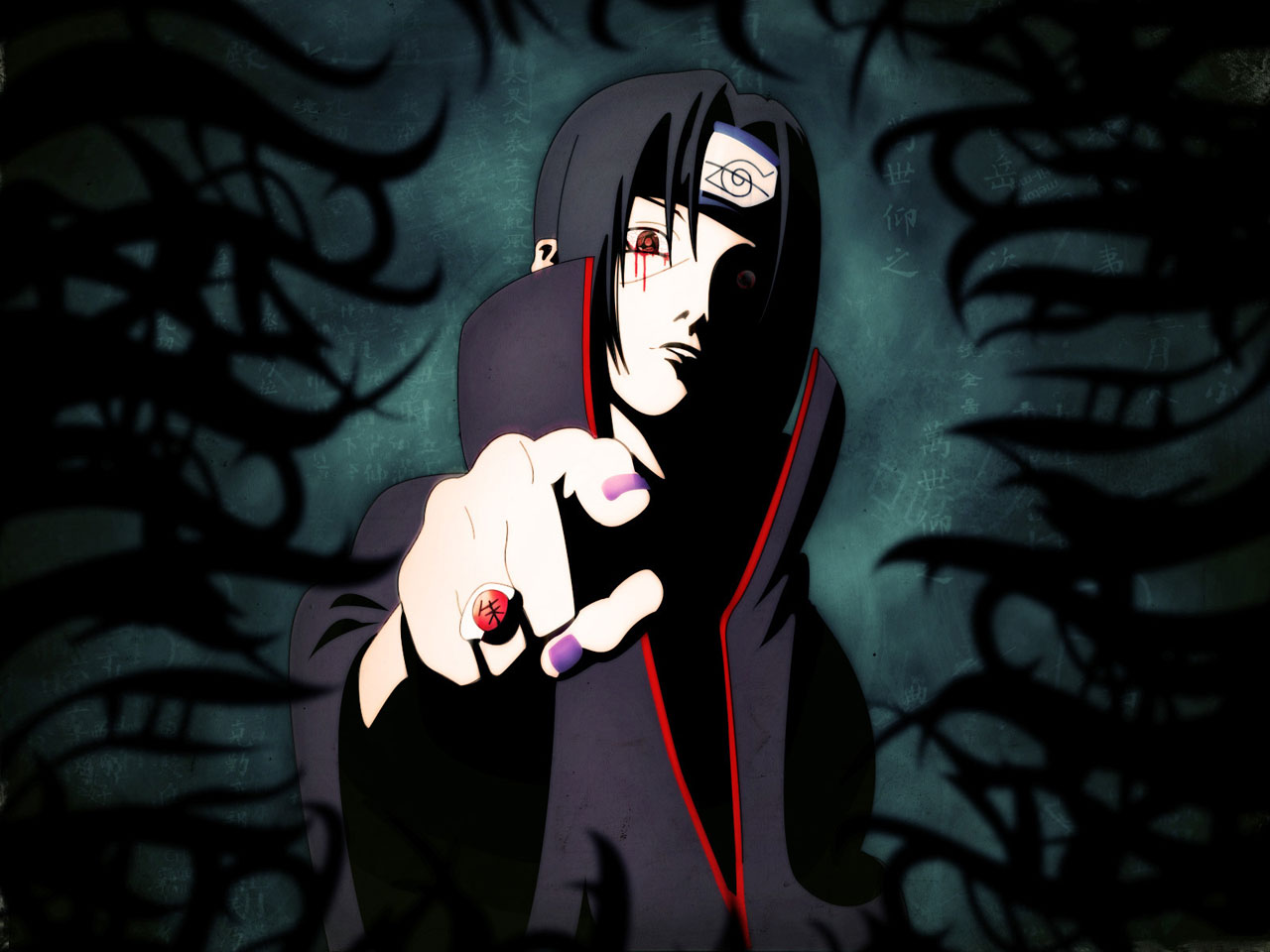 comics wallpaper itachi akatsuki vector wallpaper