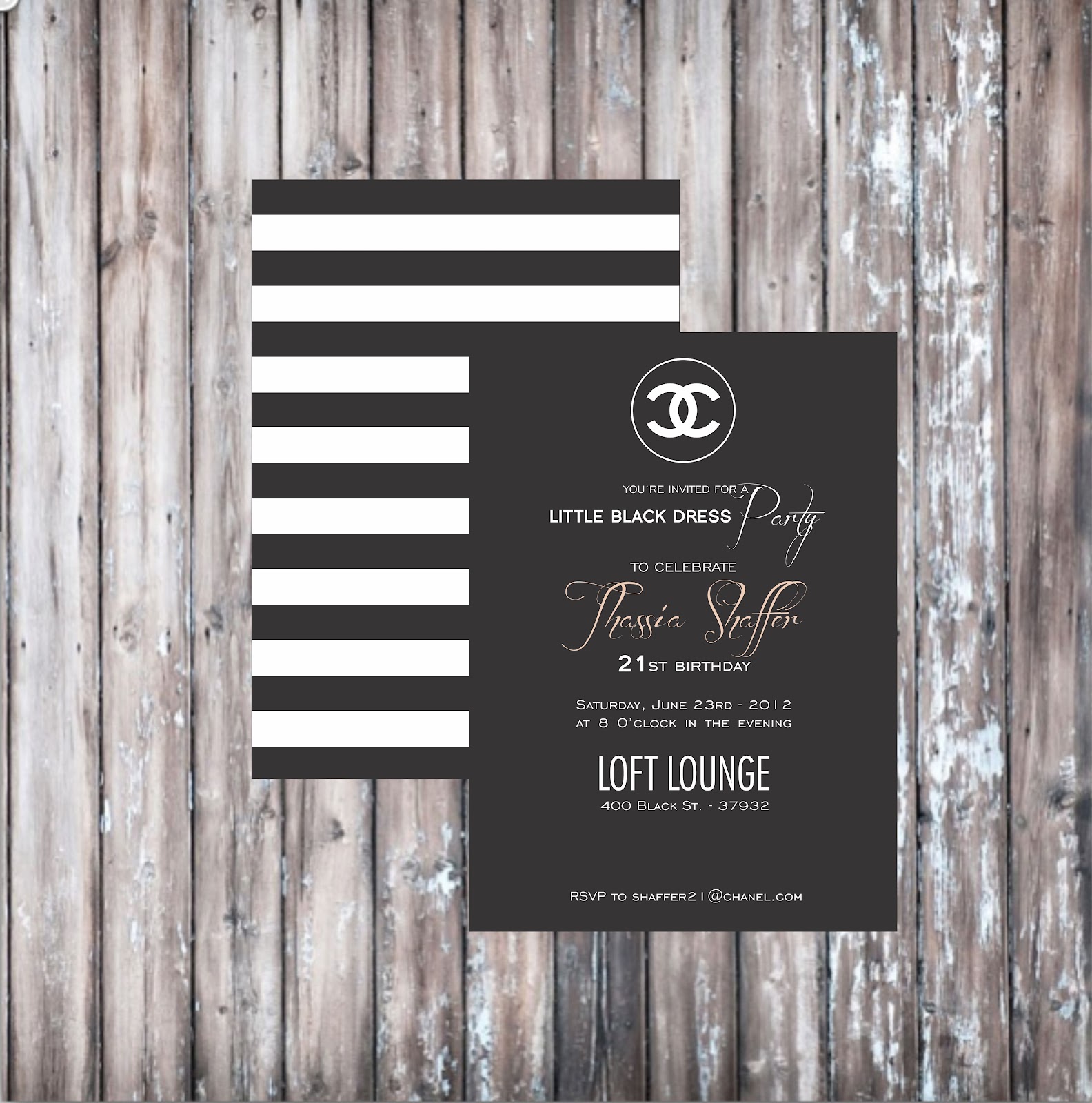 Coco Chanel Stuff On Pinterest Coco Chanel Coco Chanel Quotes And Chanel Baby Shower Chanel Invitation Template