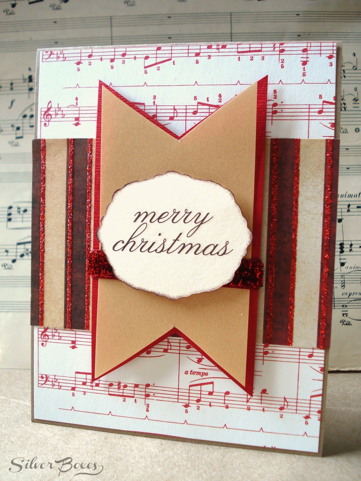 Music themed christmas cards by music educator resources Silver Boxes: November 2013
