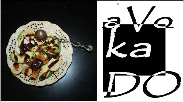 Deser z awokado i bananem