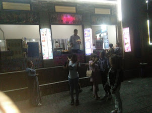 Popular ice-cream shop at Registan Square.