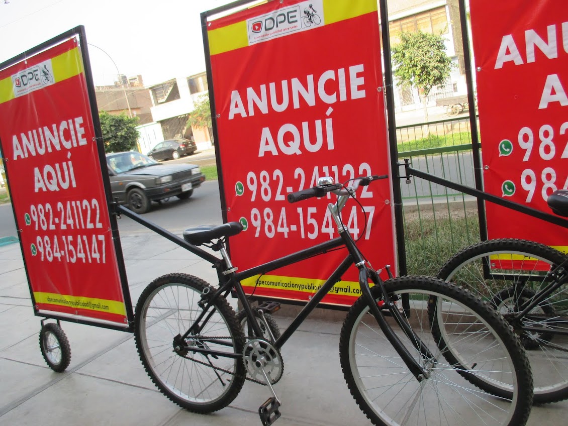 DPE bicicletas publicitarias