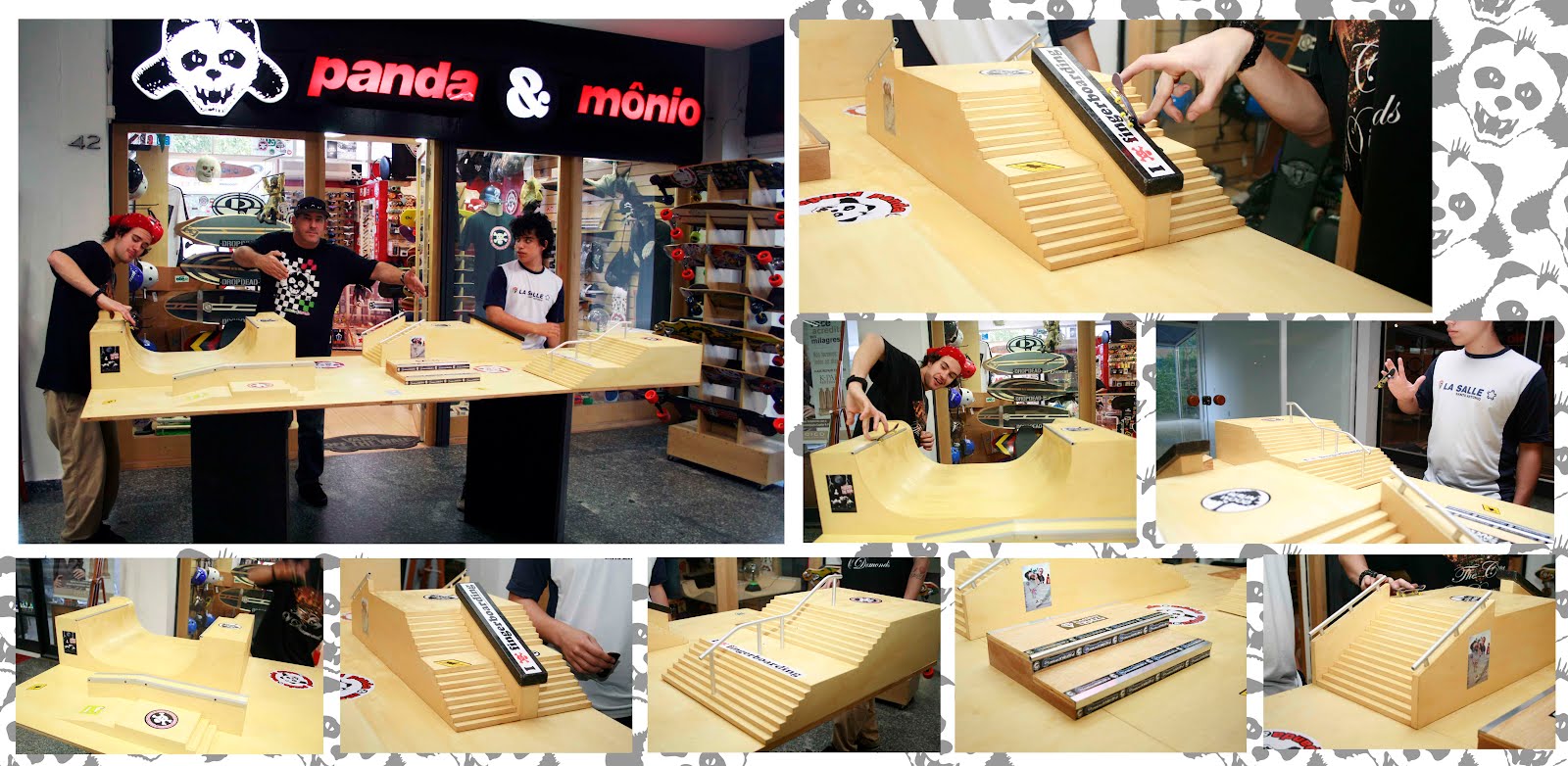 Fingerboard Panda e Mônio