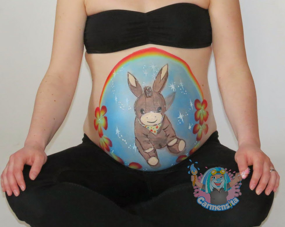 Bellypainting Kunst Vom Anderen Stern