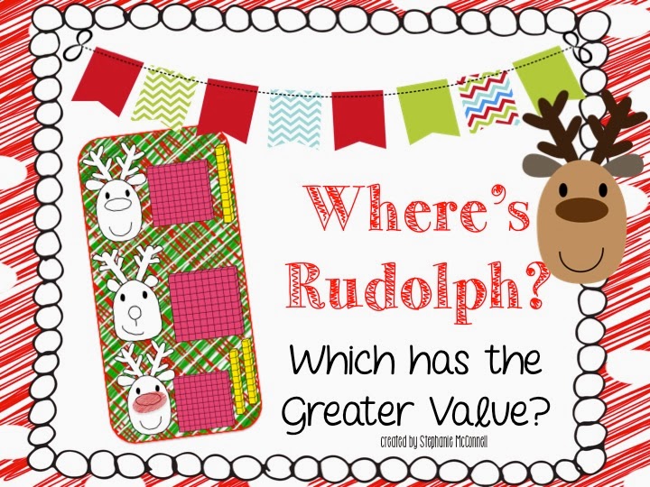 Where's Rudolph? Math Freebie Principal Principles
