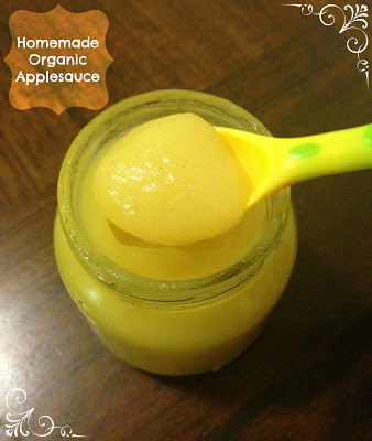 Homemade Organic Applesauce