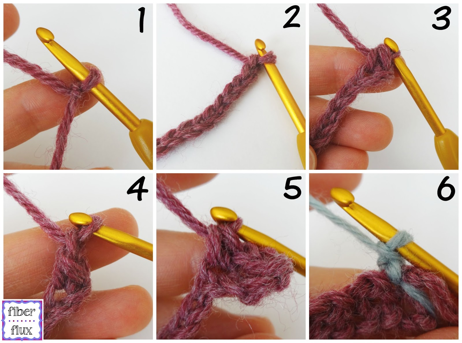 Fiber Flux How To Crochet the Linen Stitch (photo + video tutorial)