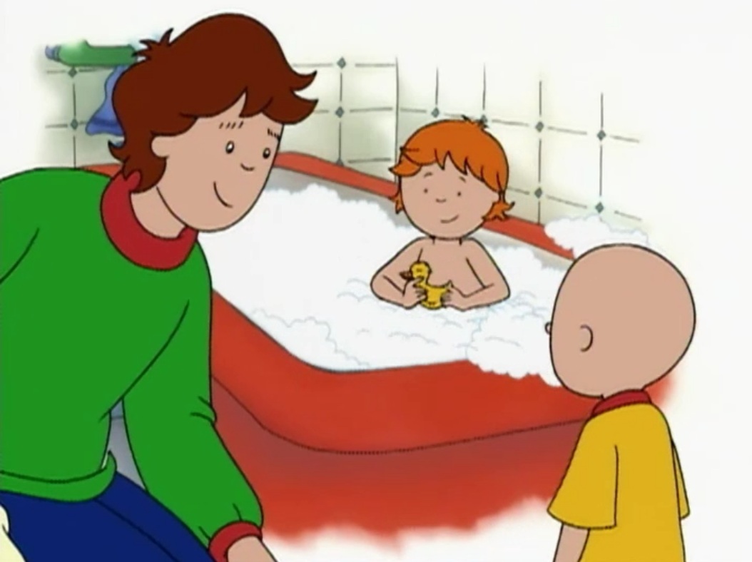 caillou takes a bath caillou takes a bath
