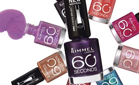 and there was a commercial about this new 60 seconds Rimmel nail polish
