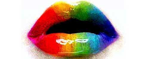 labios de colores