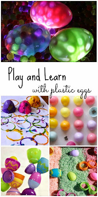Save all those plastic eggs even after Easter is over!  These 15 unique ways to play and learn with plastic eggs are fun all year long.