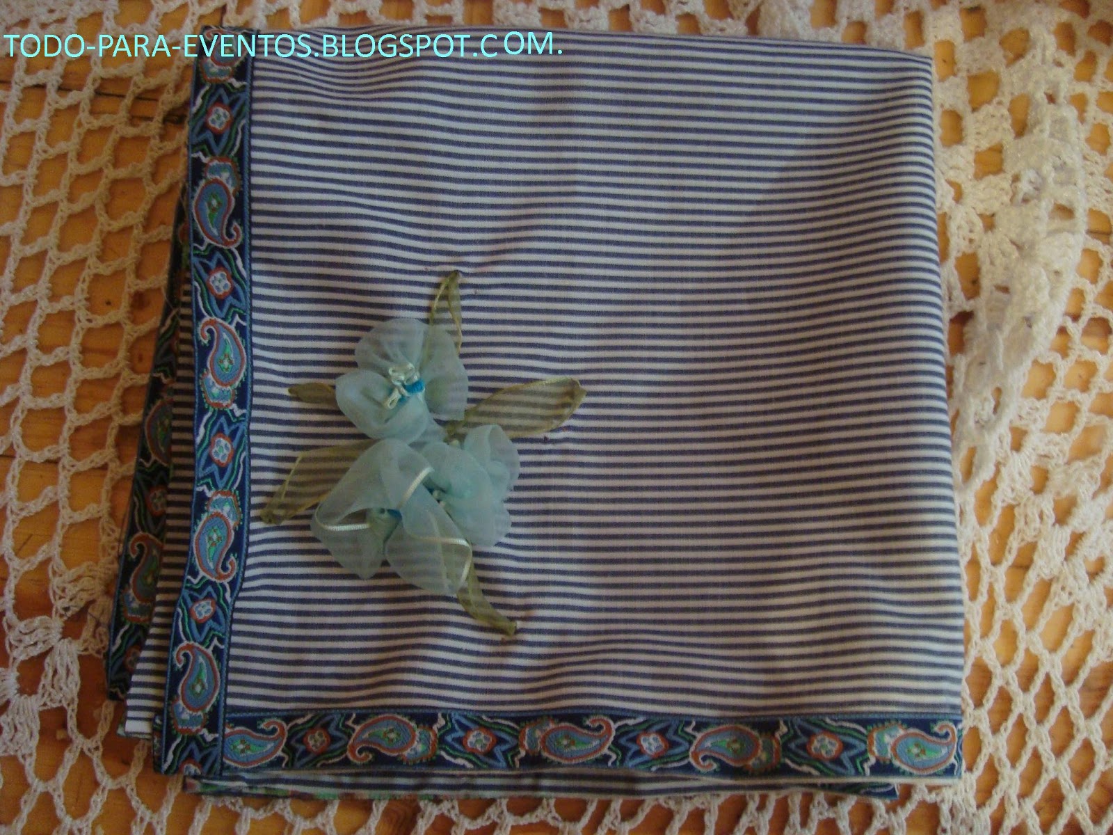 todo para eventos servilleta con flores armadas