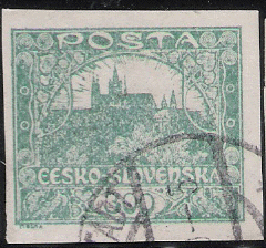 1918 Czechoslovakia Hradčany Series Stamp 300