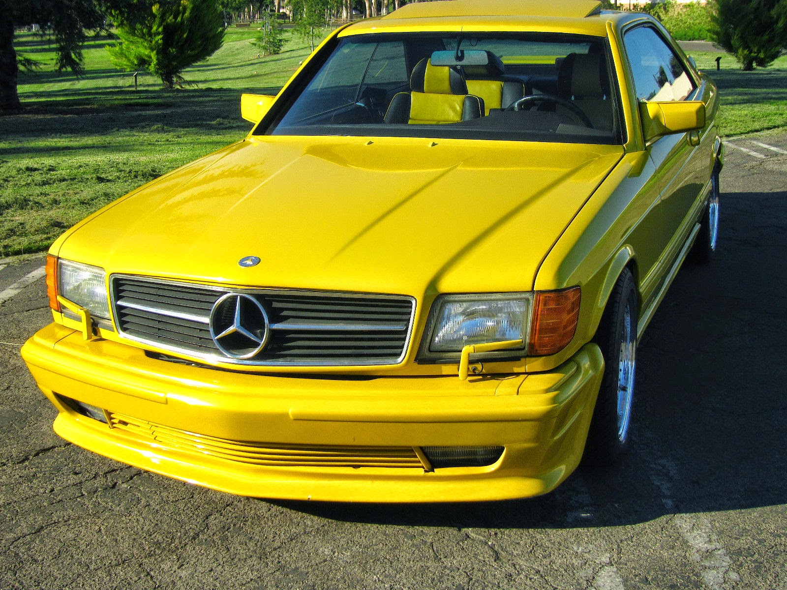 MercedesBenz C126 560SEC Yellow BENZTUNING