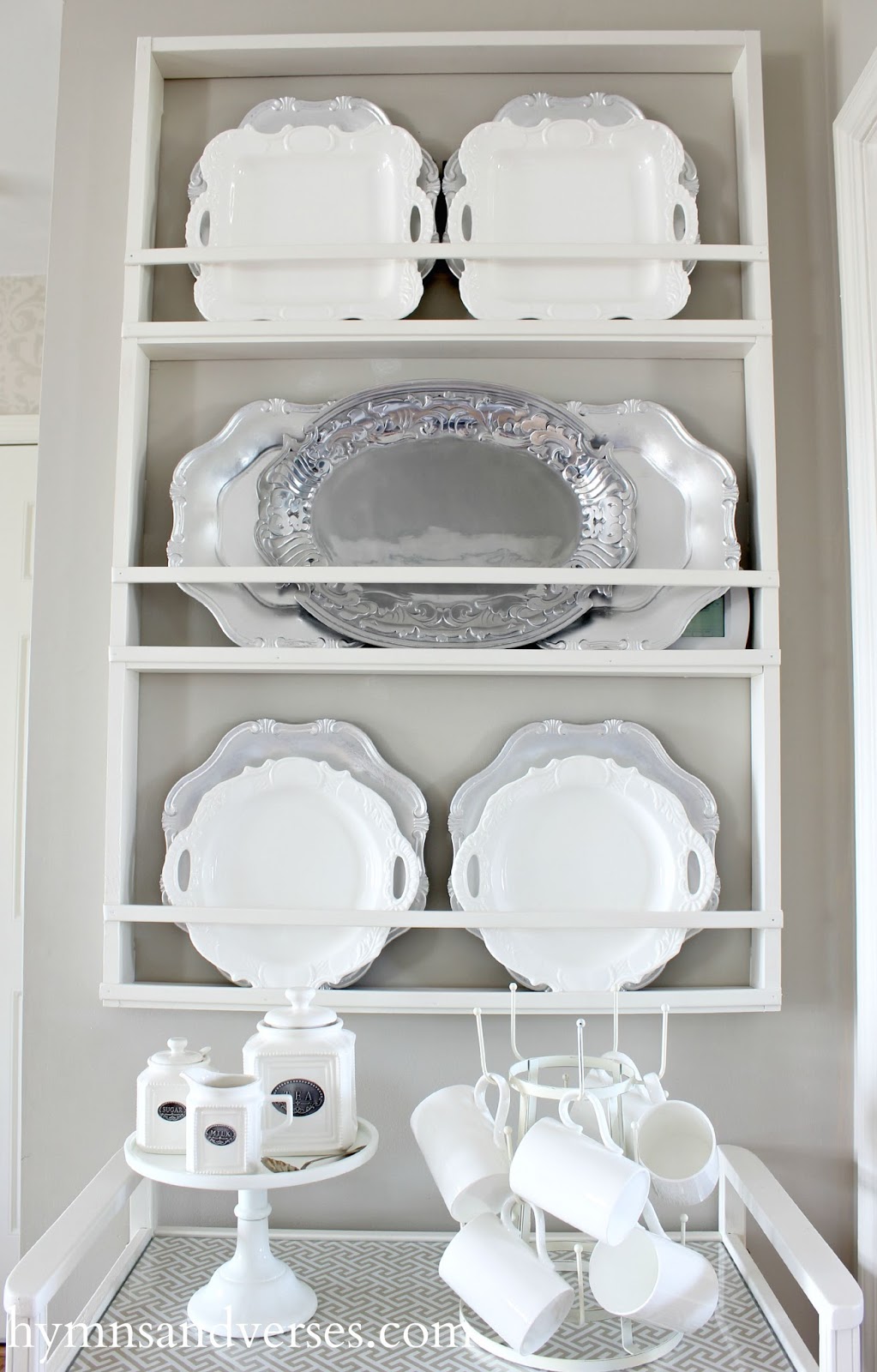Build Your Own DIY Plate Rack Easy Plans Hymns and Verses