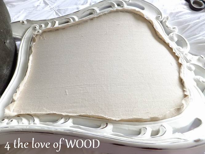 4 the love of wood HOW TO UPHOLSTER AN OPEN CHAIR BACK step one