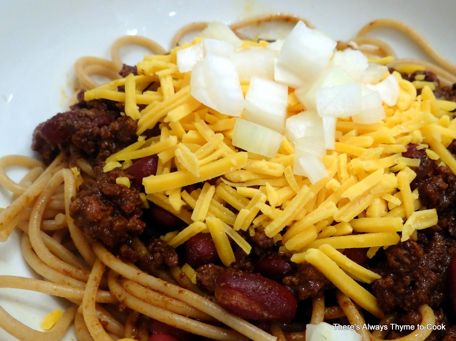 There's always thyme to cook... Cincinnati Four Way Chili