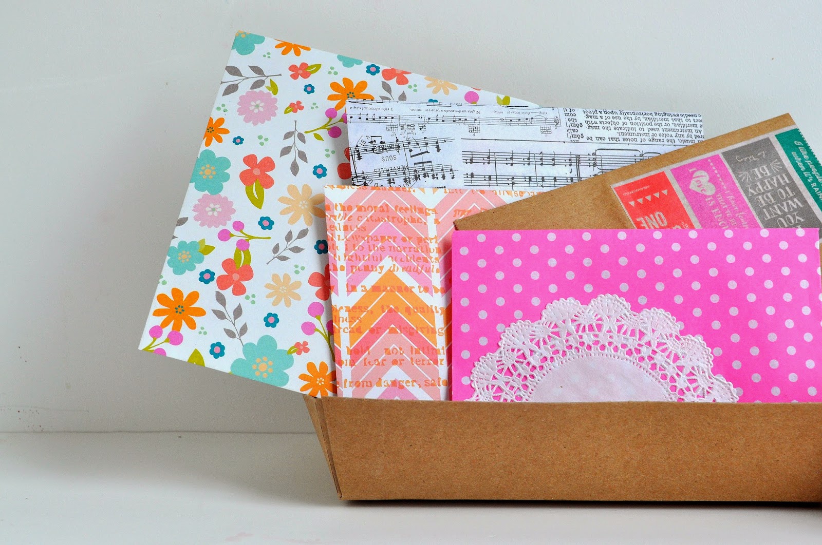 pretty diy envelopes with hazel & ruby