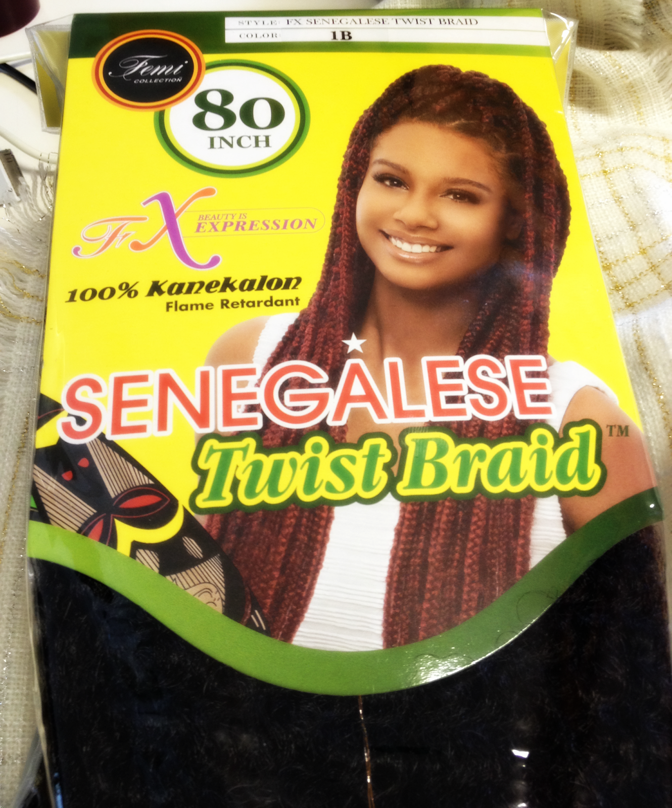 Femi Collection 100 Kanekalon Hair Senegalese Twist Braids Chic