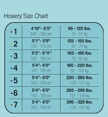 Spanx Hosiery Size Chart
