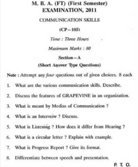 communication-skills-in-english-mg-university-question-papers-and-answers