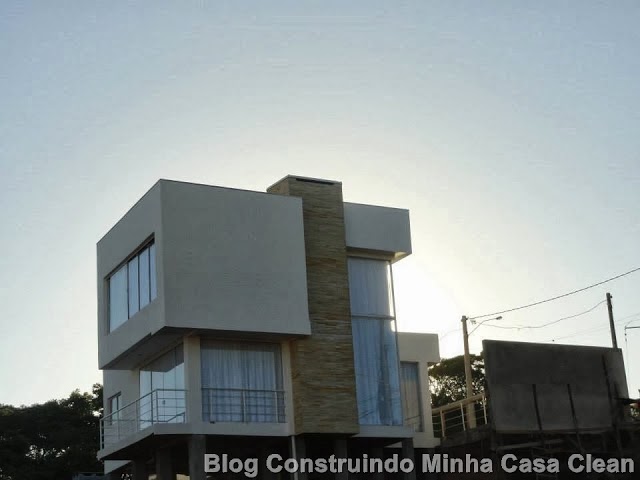 Construindo minha casa clean: paredes com pedras!!! canjiquinha ...