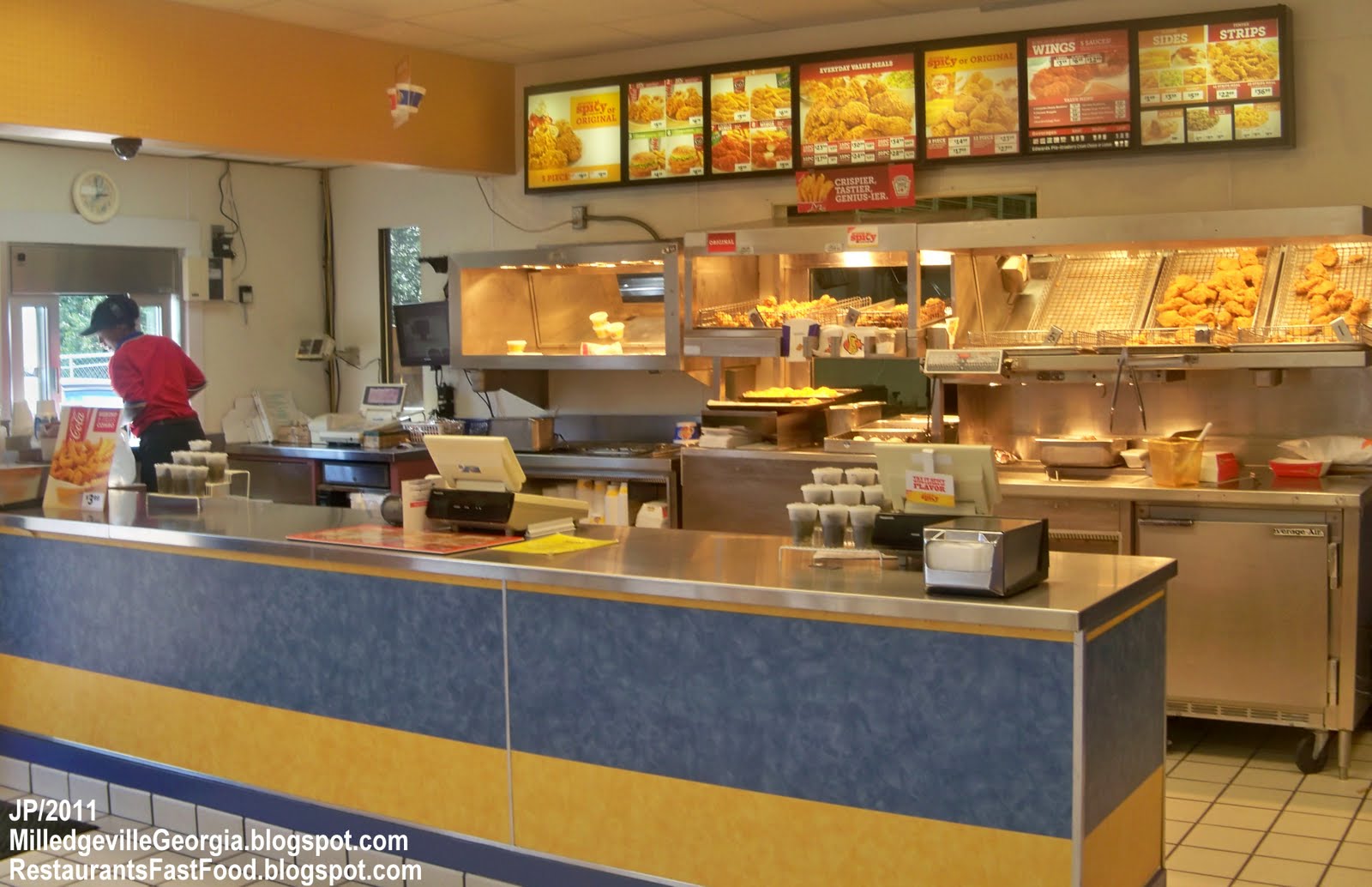 Restaurant Fast Food Menu McDonald�s DQ BK Hamburger Pizza