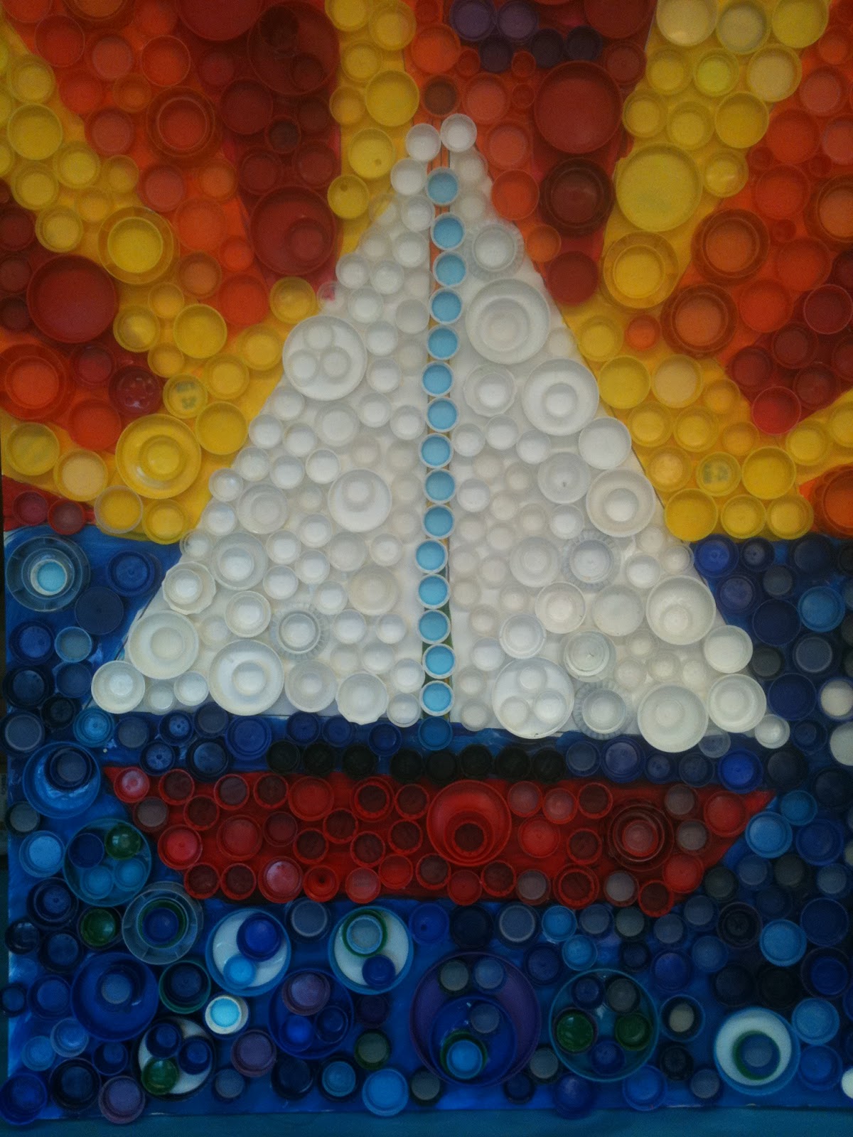 Nancy's Art Fancies Bottle Cap Murals