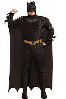 Batman Dark Knight - Batman Muscle Chest Deluxe Adult Plus Costume