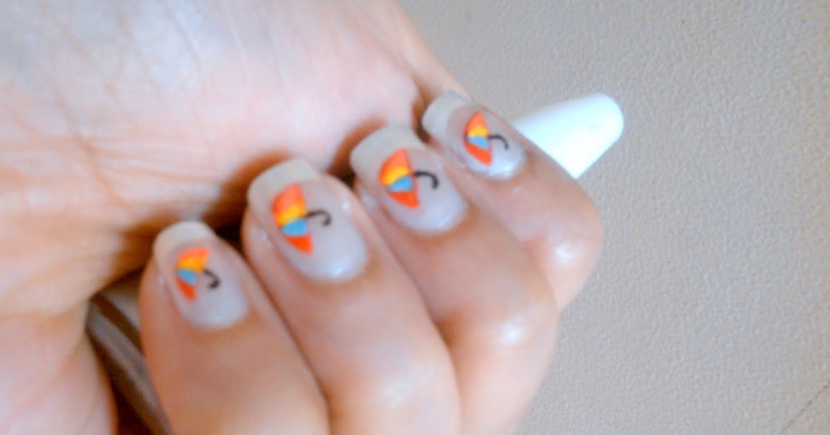 Nail Art-Umbrella On Nails 