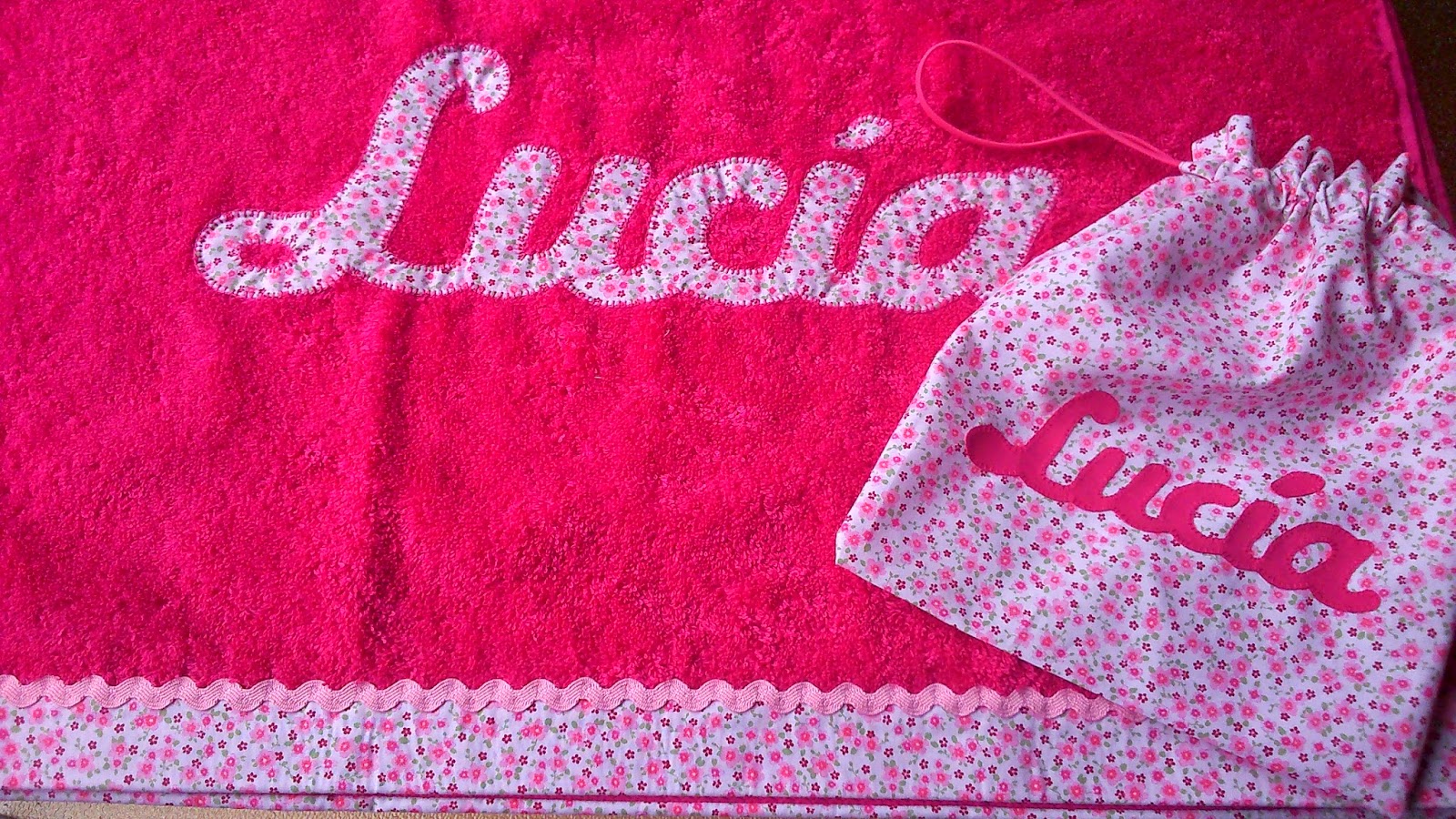 El costurero de Julia: Toallas para piscina o playa.
