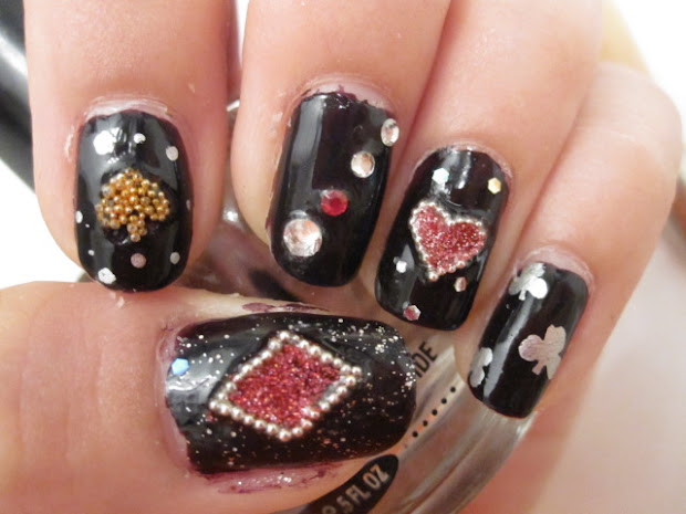 beauty nail art lady gaga