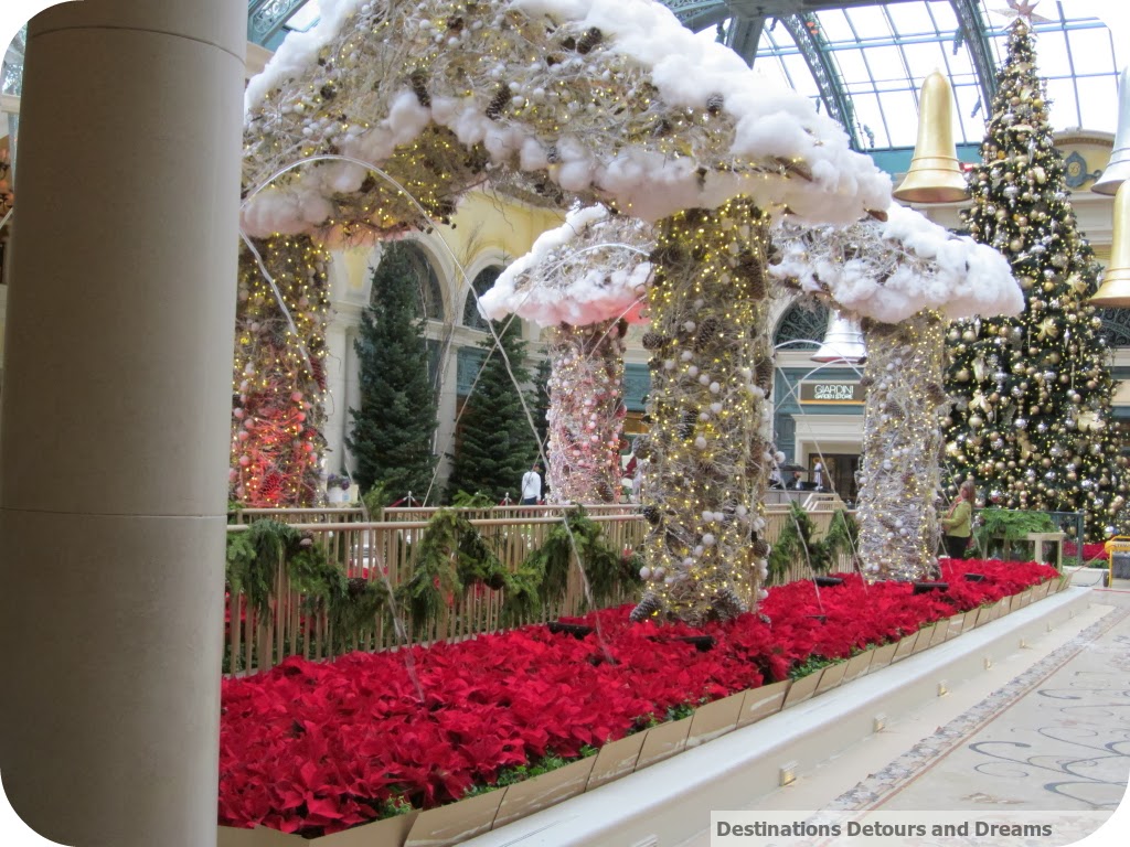 Bellagio gardens decked out for Christmas Bellagio gardens decked out for Christmas