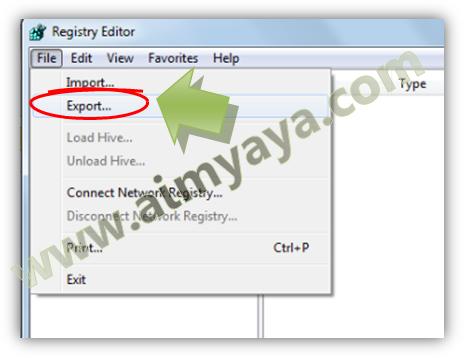 Kita sering melaksanakan perubahan pada registry windows baik secara pribadi maupun tidak la Cara Backup Registry Windows