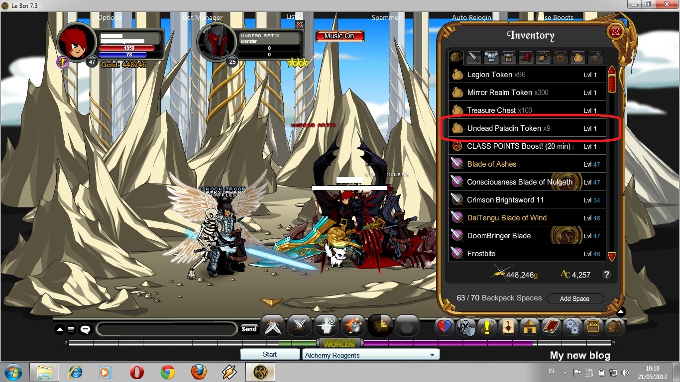 AQW: ANOTHER EXPGOLD PACKET SPAMMERBOT 2019