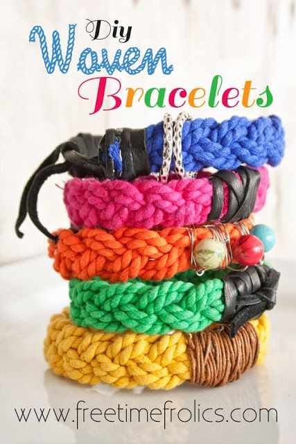 DIY Woven Bracelets