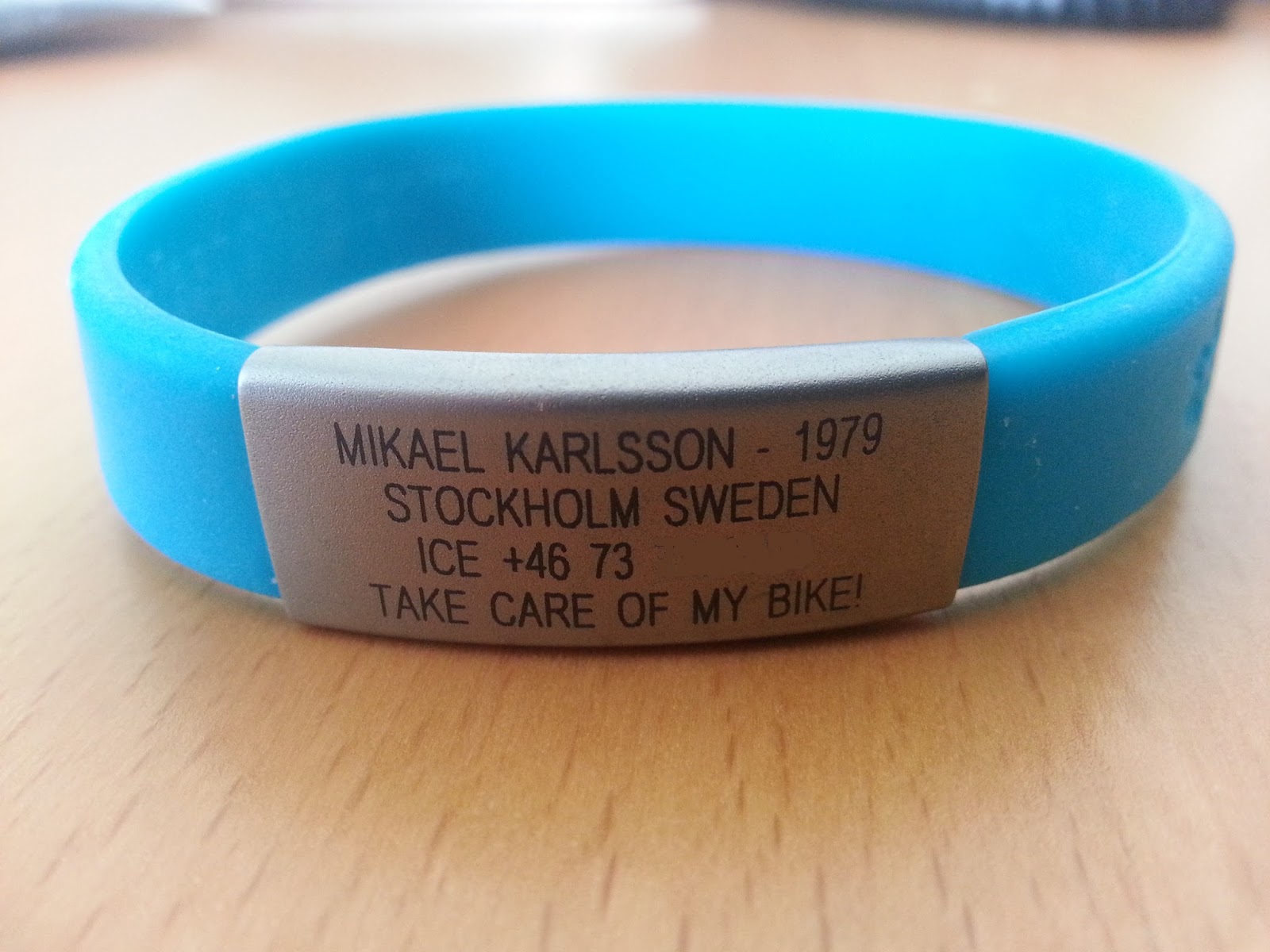 Mikael Karlsson Safesport ID ICE bracelet
