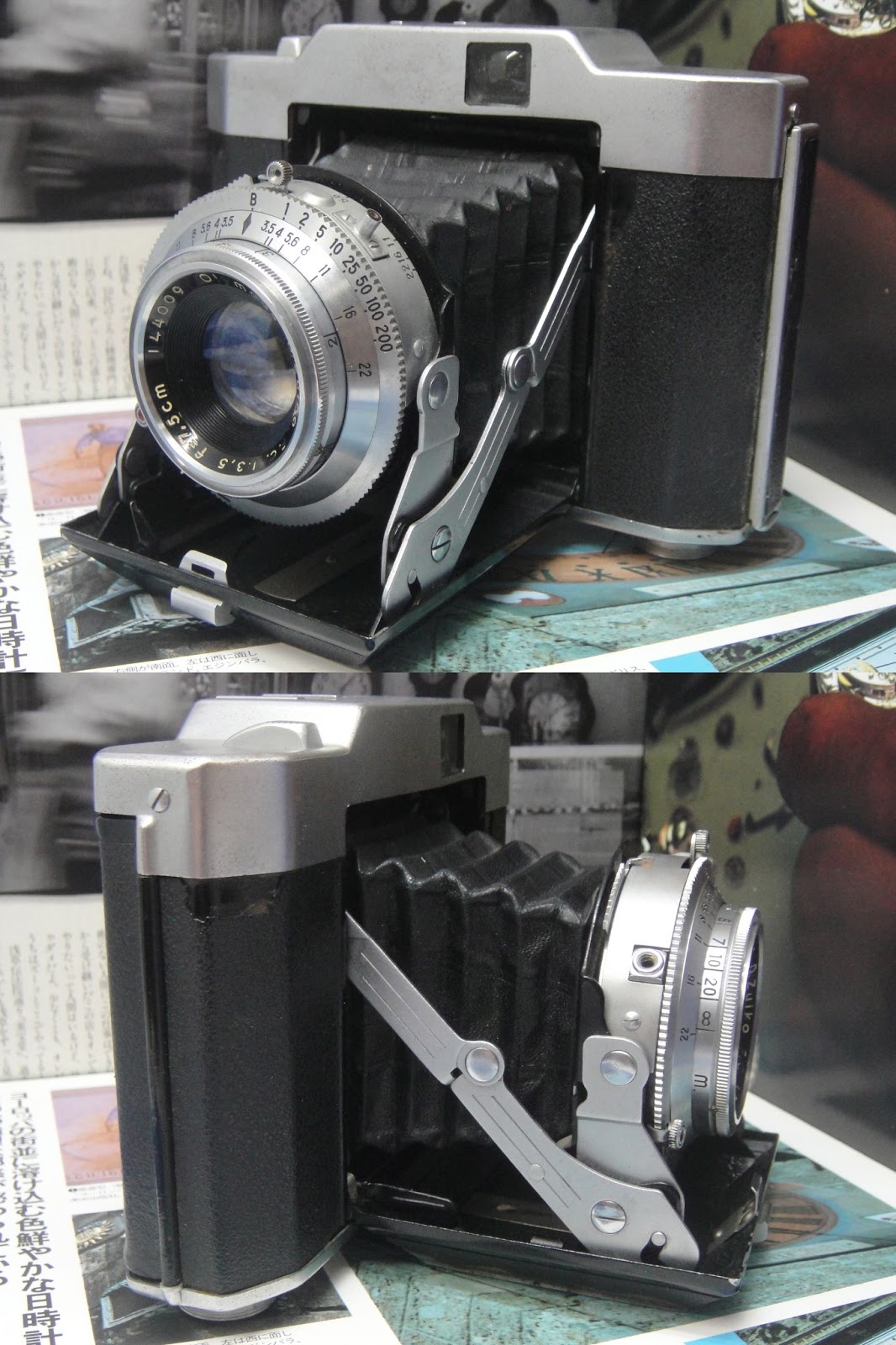 Antique Watch Bar OLYMPUS SIX V FOLDING CAMERA 1955's