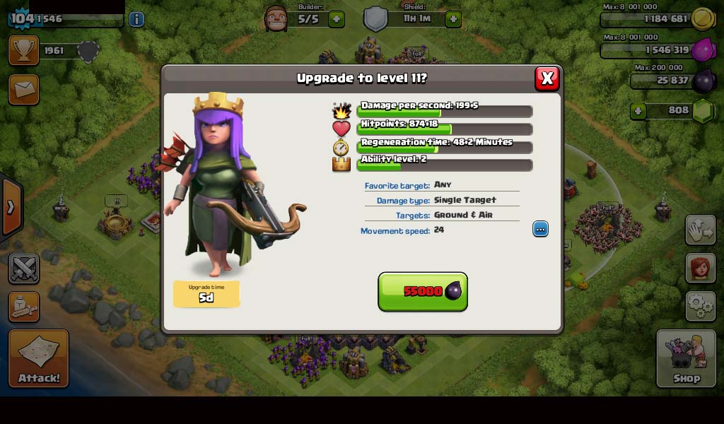 Sold [22] Only 149 TH 9 MAX With Archer Queen Level 10 Hog Level 5