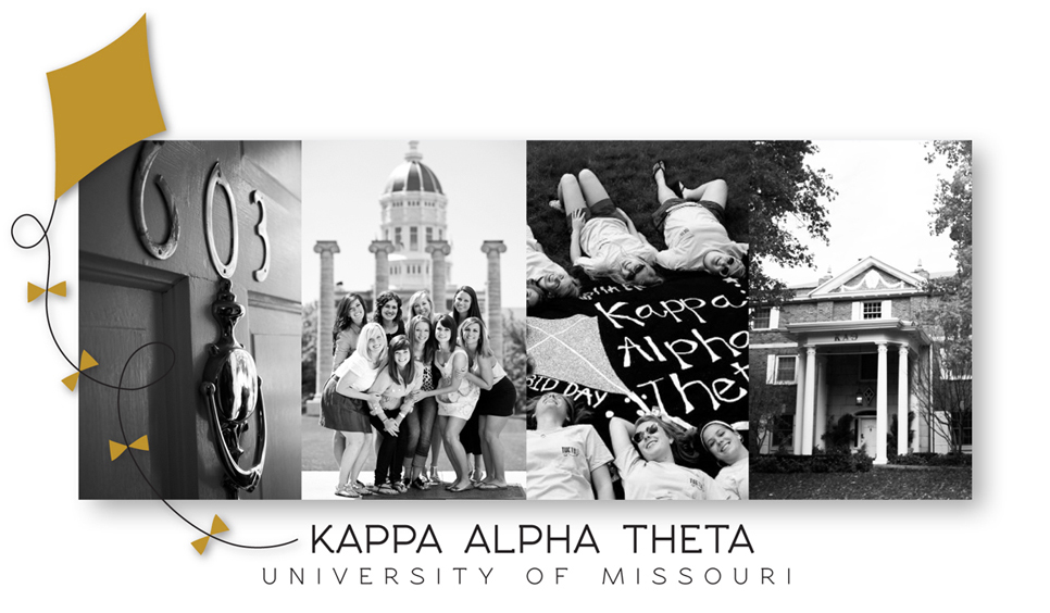 Kappa Alpha ThetaAlpha Mu chapter at the University of Missouri. Thank